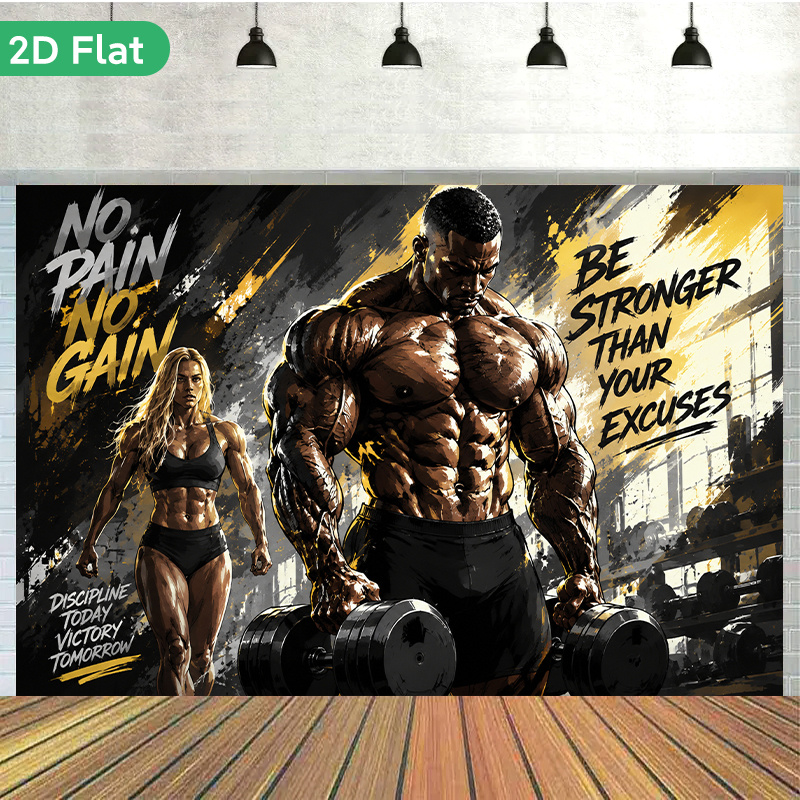 Home Gym Quotes - Gambar Dinding Motivasi untuk Gym, Pria