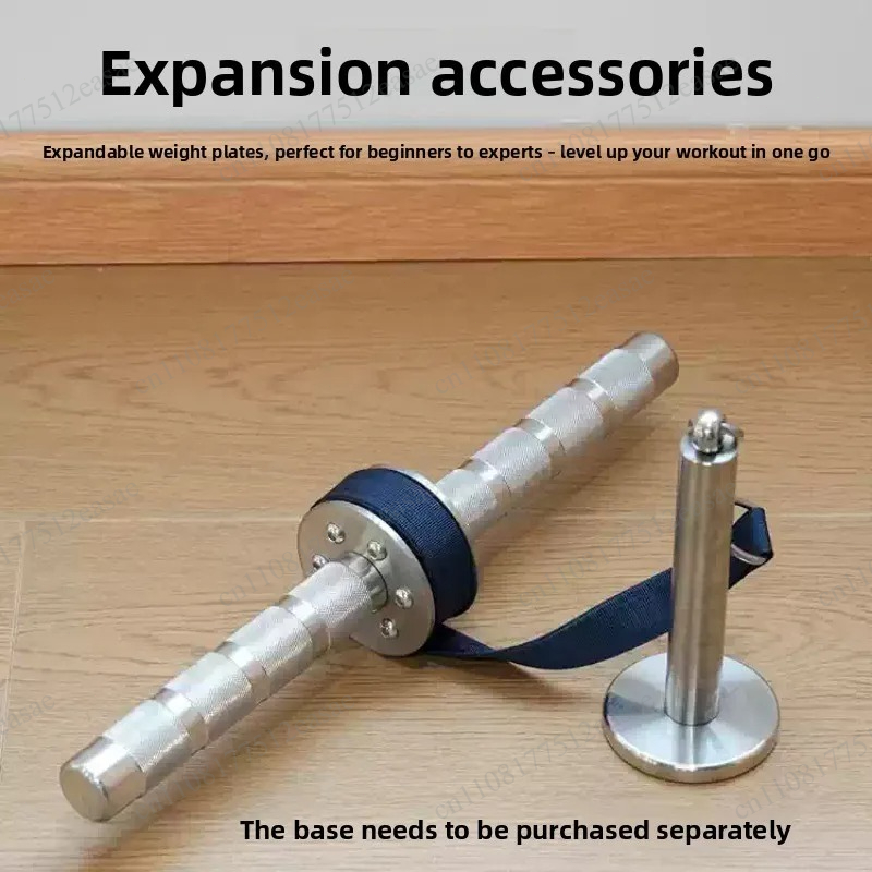 Wrist Roller Forearm - Roller Pergelangan Tangan Stainless Steel, Bar