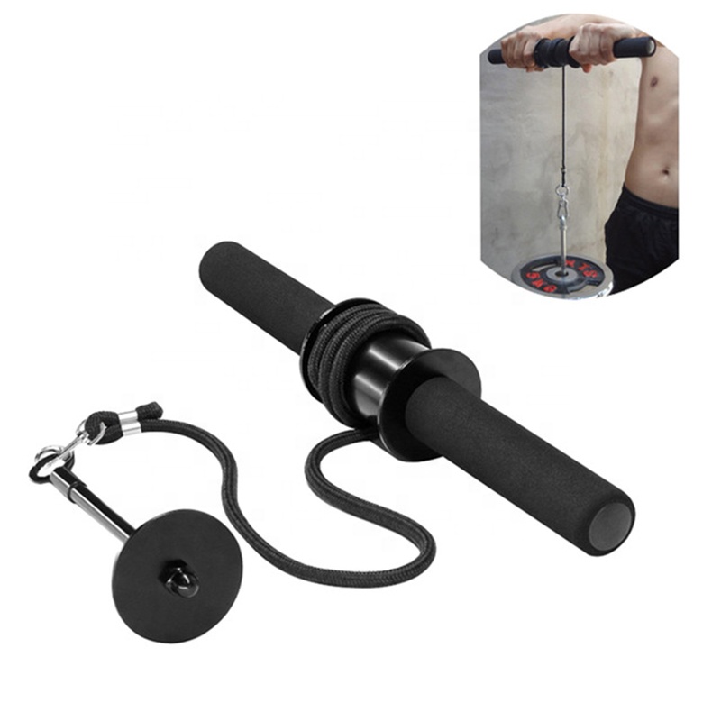 Wrist Roller Forearm - Alat Latihan Multifungsi untuk Lengan Bawah,