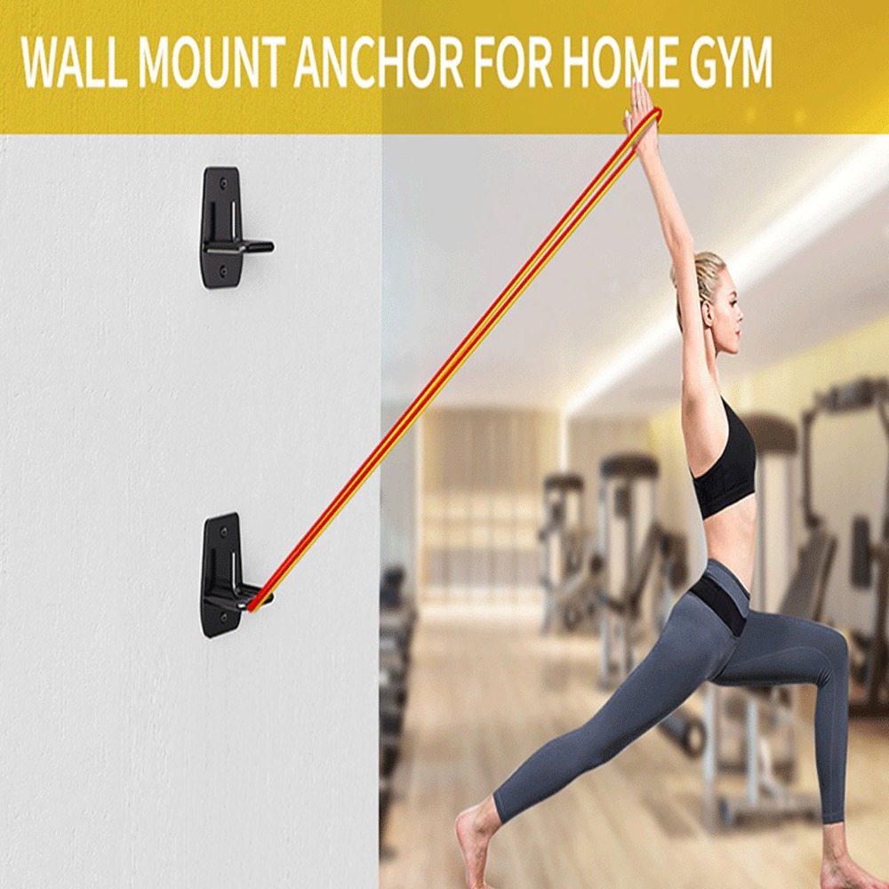 Home Gym Workout - 3Pcs Penyangga Dinding untuk Tali Latihan