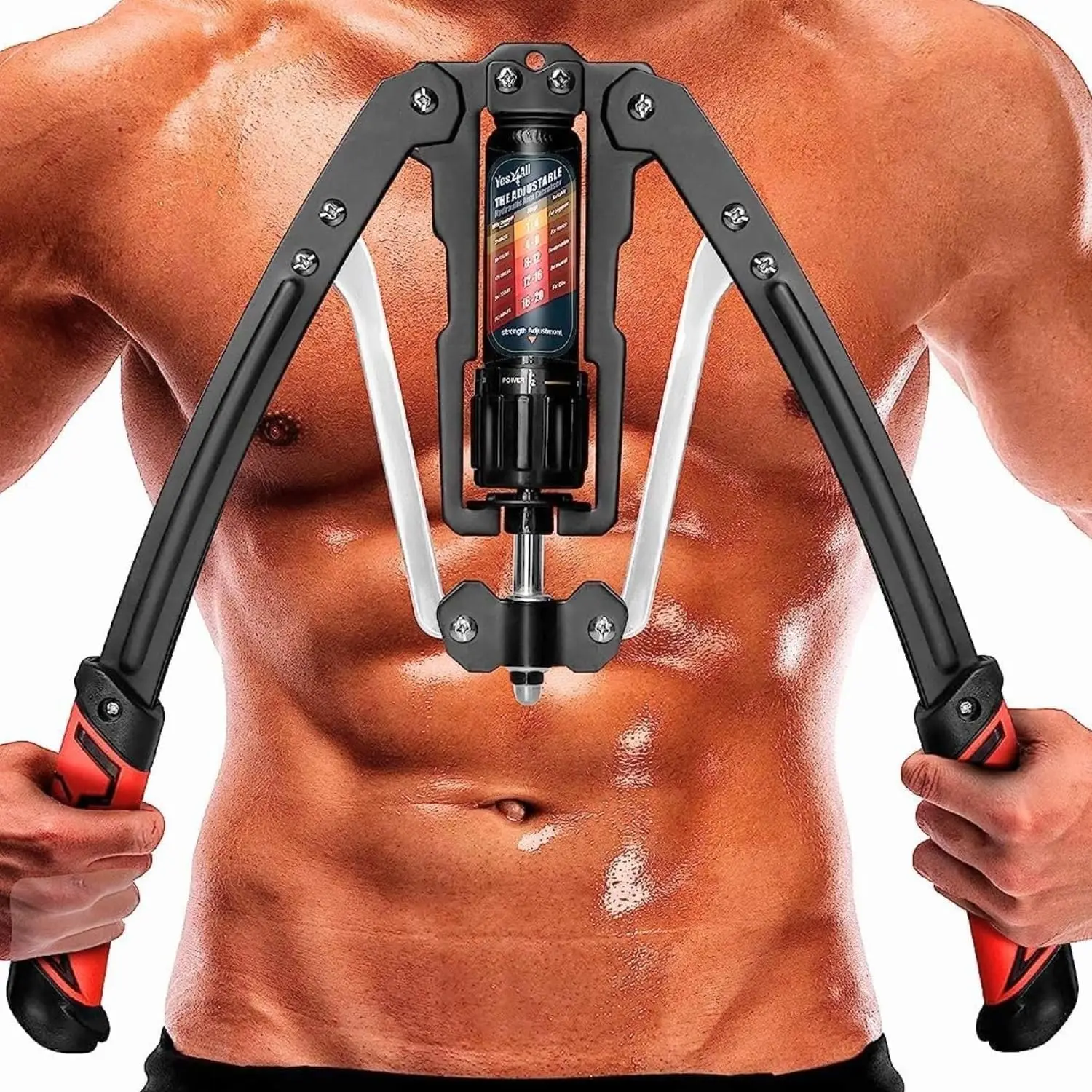 Wrist Roller Forearm - Yes4All Alat Latihan Pergelangan Tangan dan
