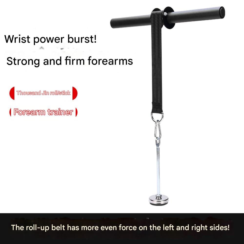 Wrist Roller Forearm - Pelatih Lengan Bawah Rol Pergelangan Tangan