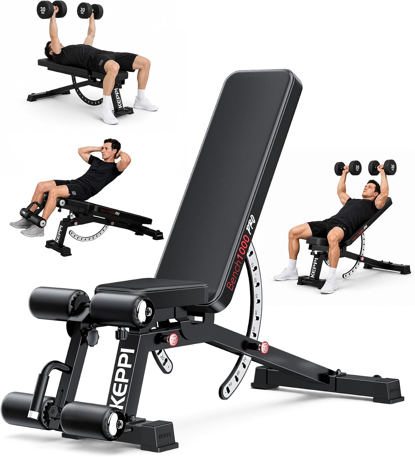 Home Gym Weight - Bangku Angkat Beban yang Dapat Disesuaikan