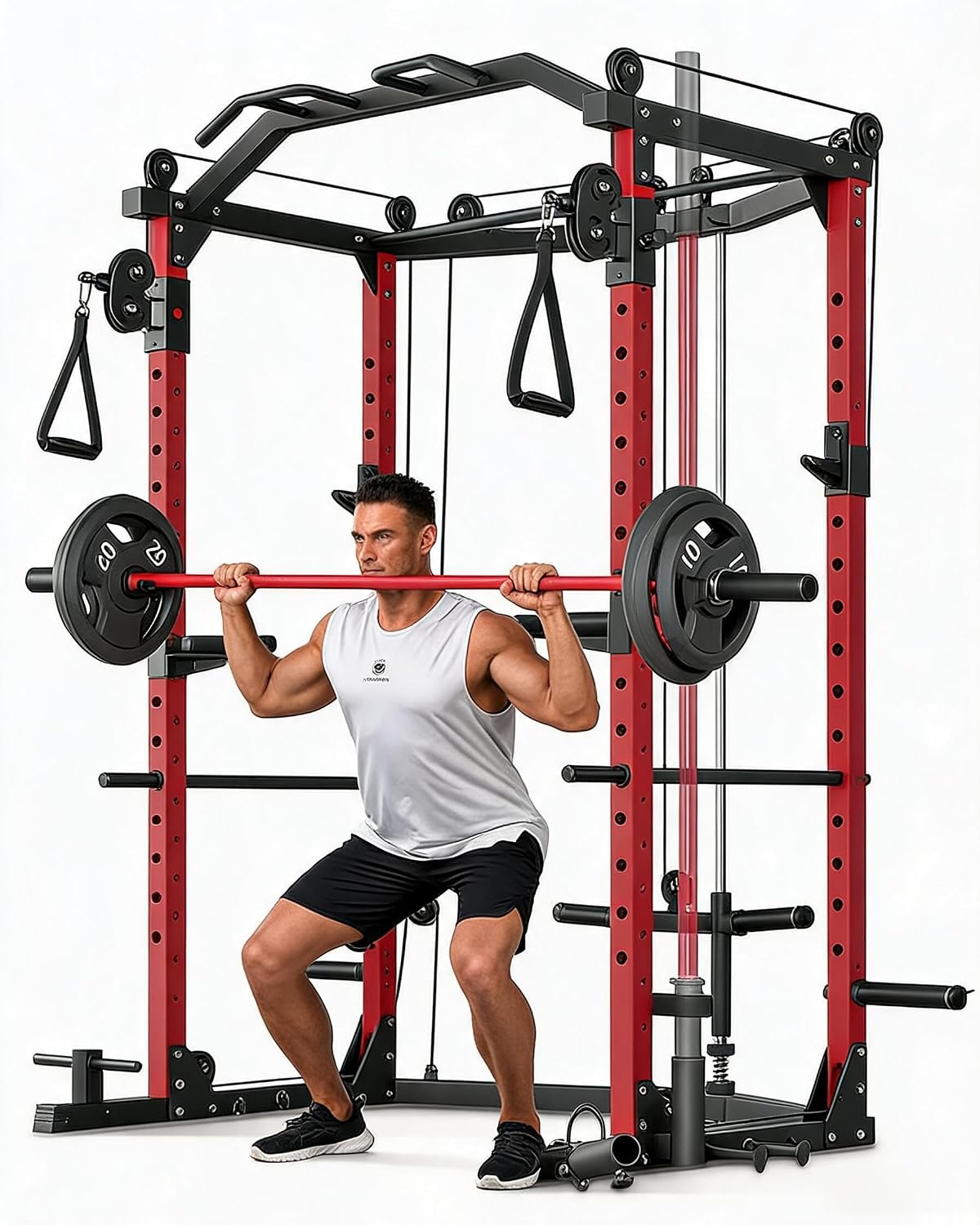 Home Gym Custom - Power Cage, Rak Power Multifungsi untuk