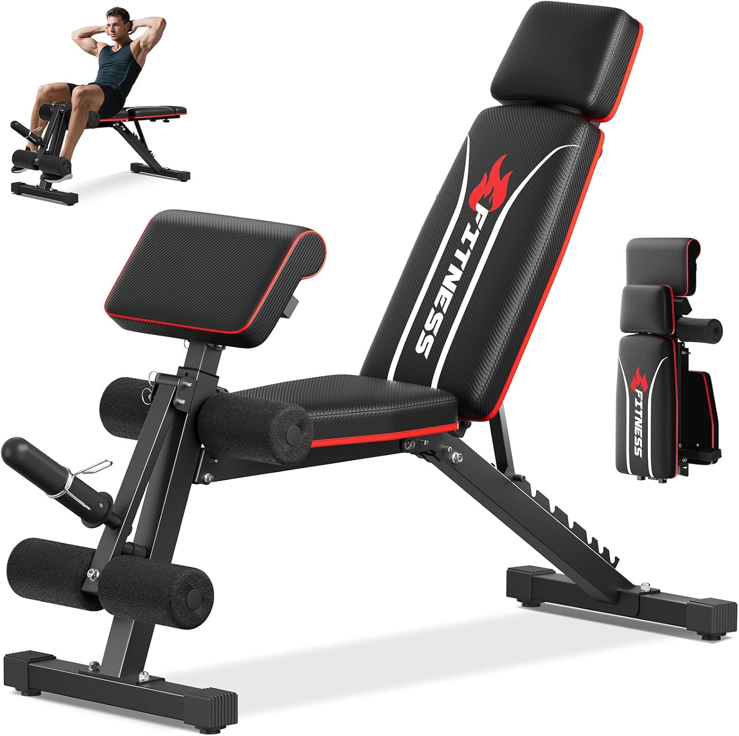 Home Gym Weight - Bangku Angkat Beban Lipat untuk Gym