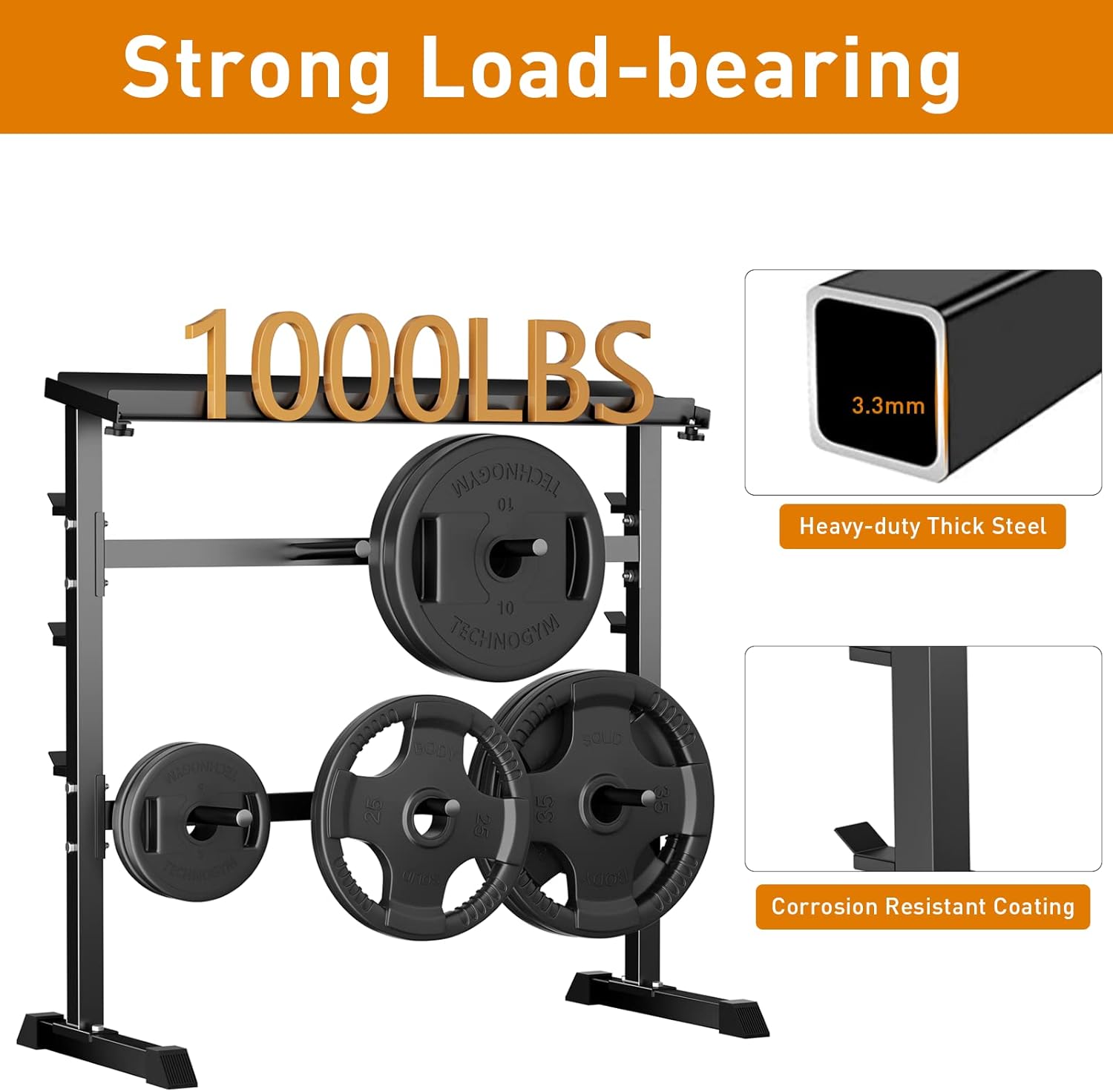 Rak Penyimpanan Beban Latihan  - Home Gym Weight ulasan dan harga