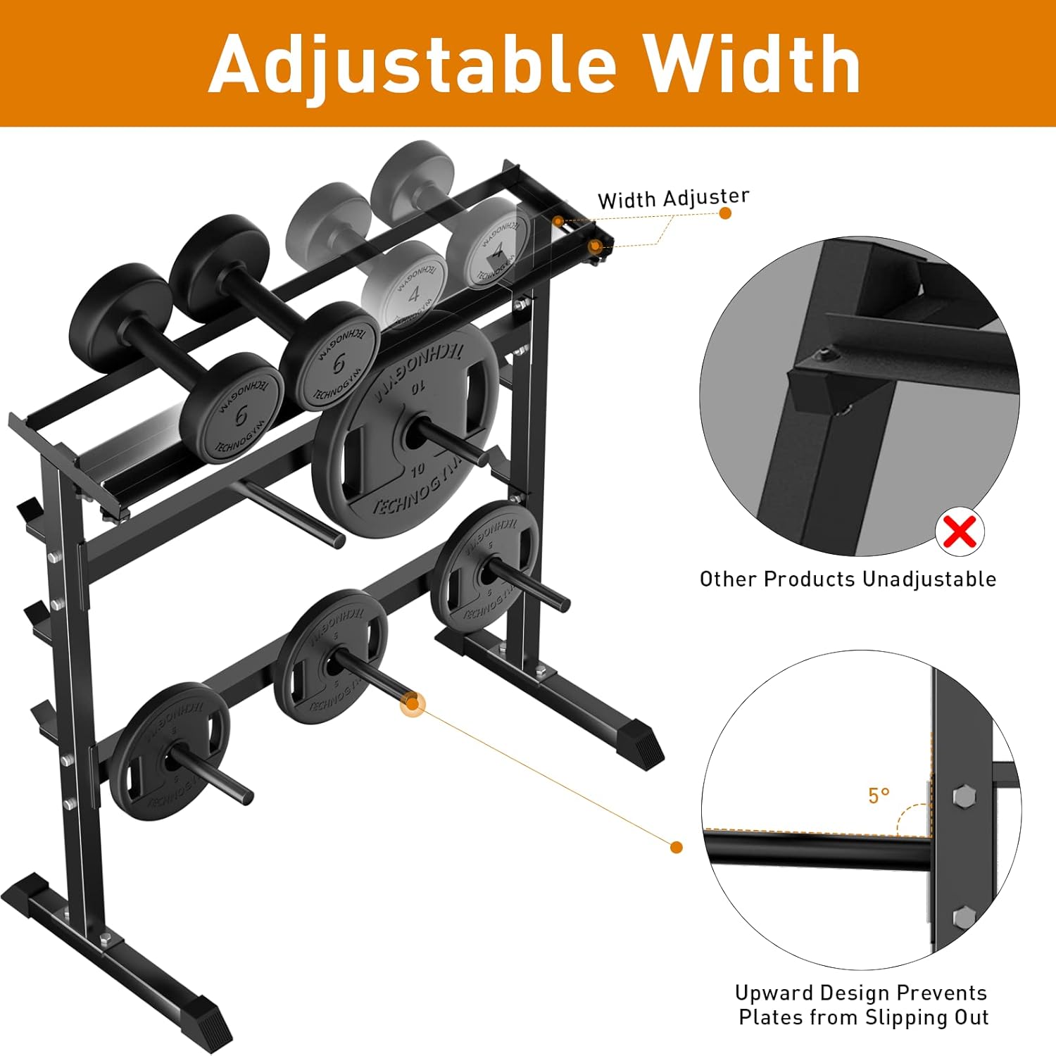 Rak Penyimpanan Beban Latihan  - Home Gym Weight ulasan dan harga