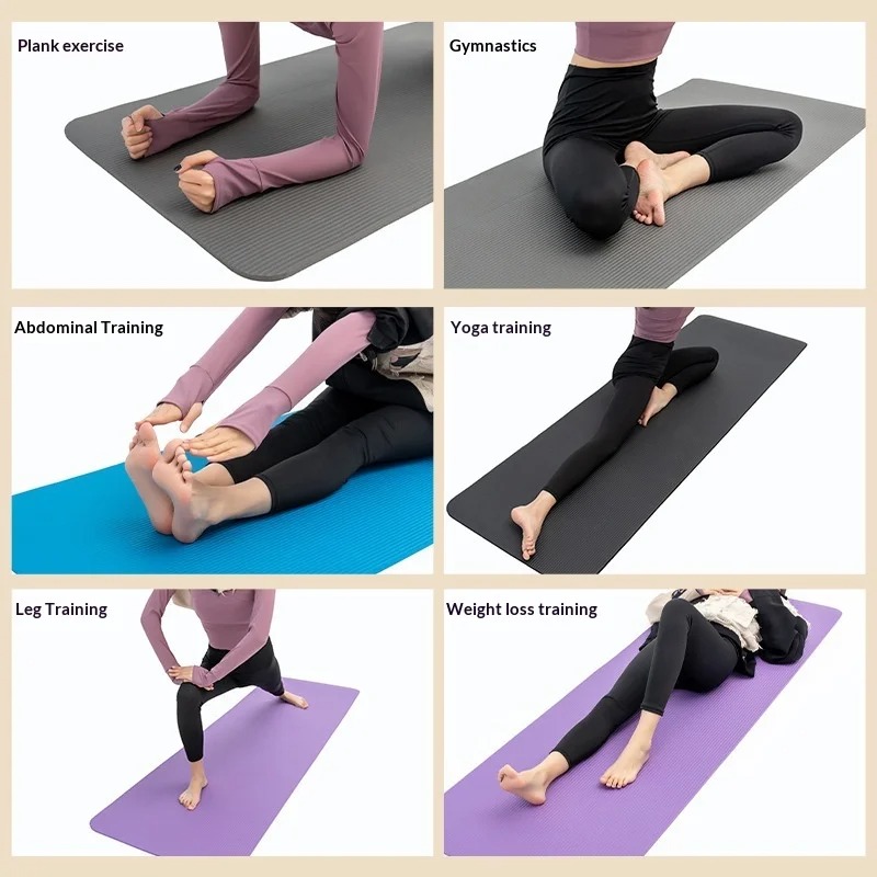 Matras Yoga Anti Selip Ekstra  - Home Gym Yoga Mat ulasan dan harga