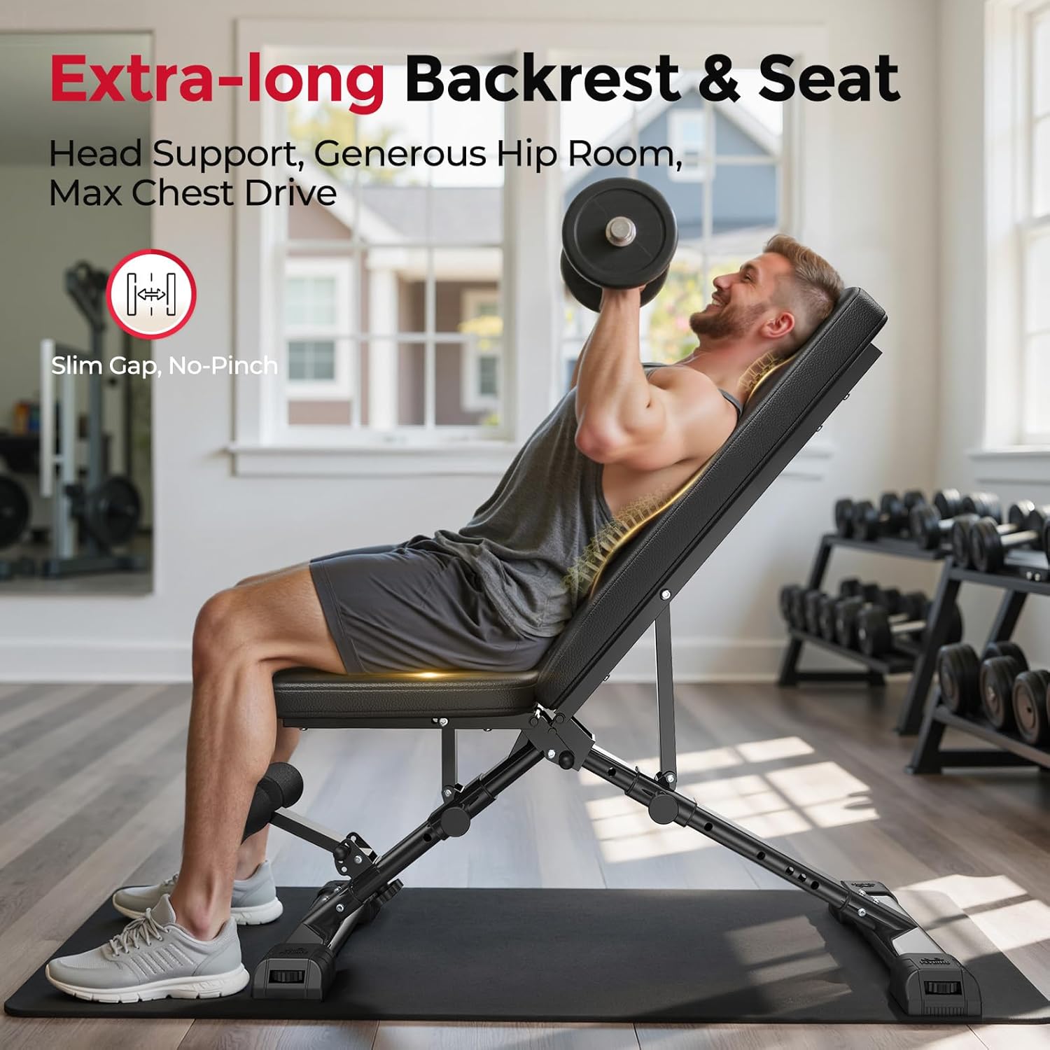 Bangku Beban yang Dapat Disesu - Home Gym Weight ulasan dan harga