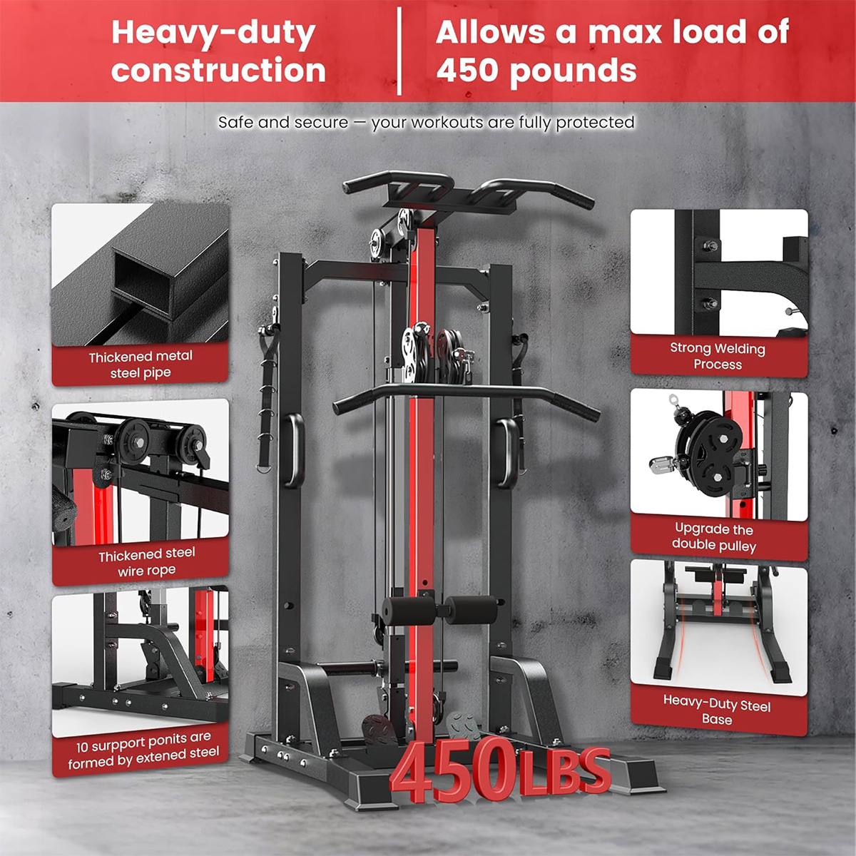 Mesin Gym Rumah Pooboo - Siste - Home Gym Workout ulasan dan harga
