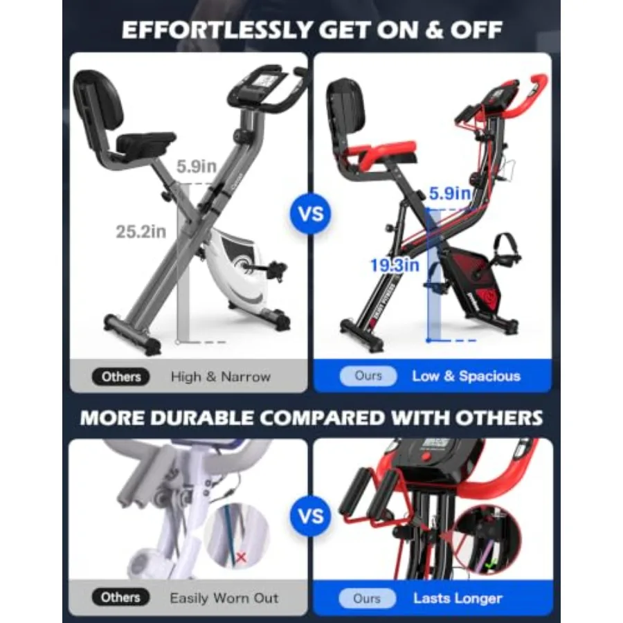 Sepeda lipat magnetik X-Bike u - Home Gym Resistance ulasan dan harga