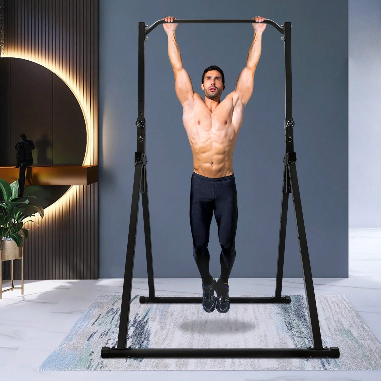 Stasiun Pull Up Segitiga, Bar  - Home Gym Pull Up Bar ulasan dan harga
