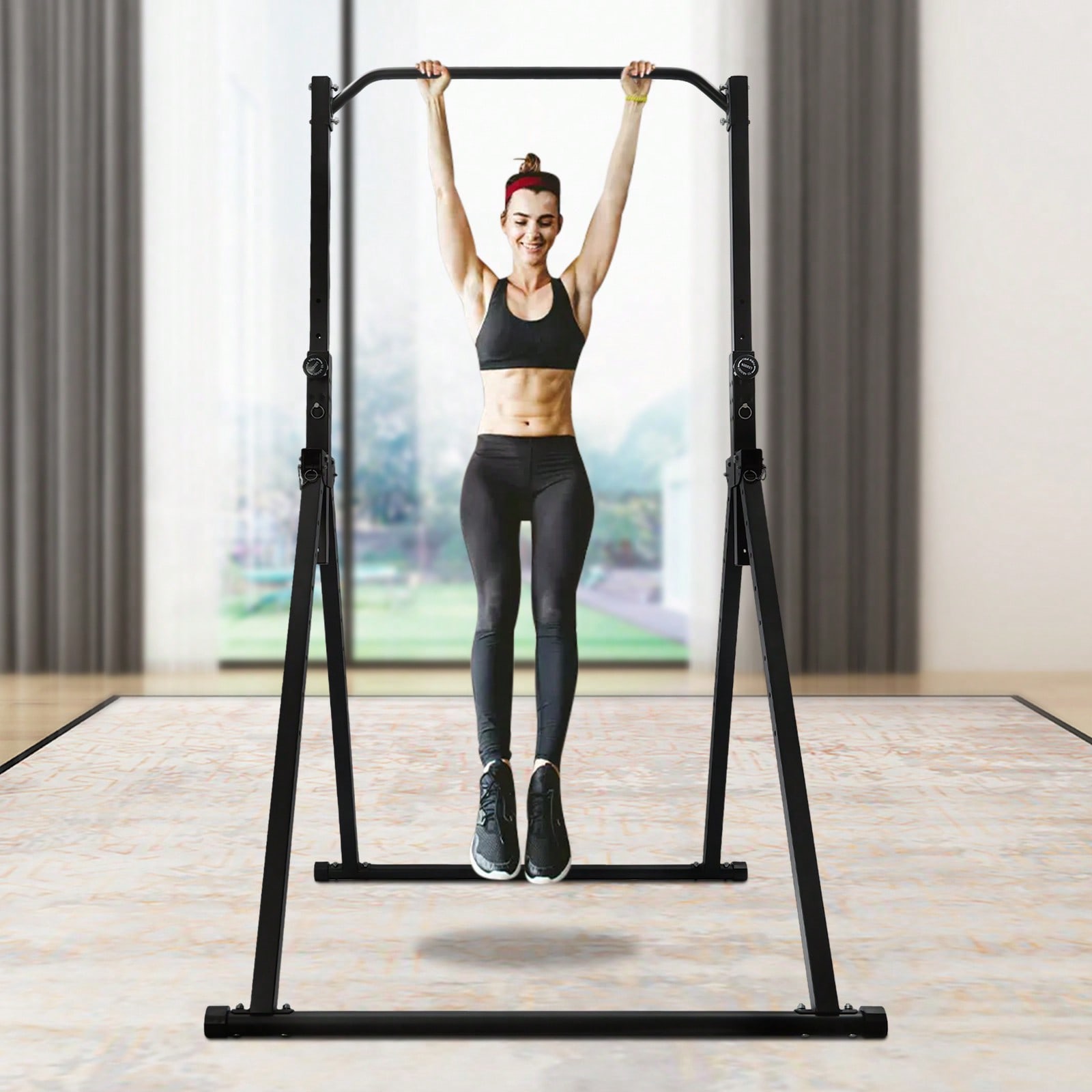 Stasiun Pull Up Segitiga, Bar  - Home Gym Pull Up Bar ulasan dan harga
