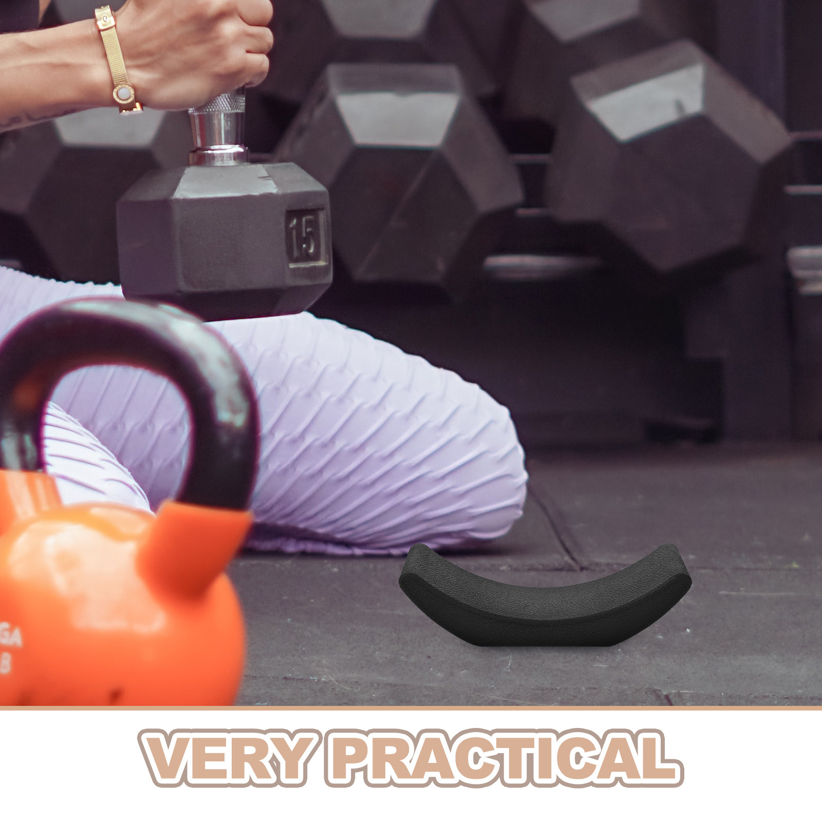 4 Buah Bantalan Rak Dumbbell K - Home Gym Weight ulasan dan harga