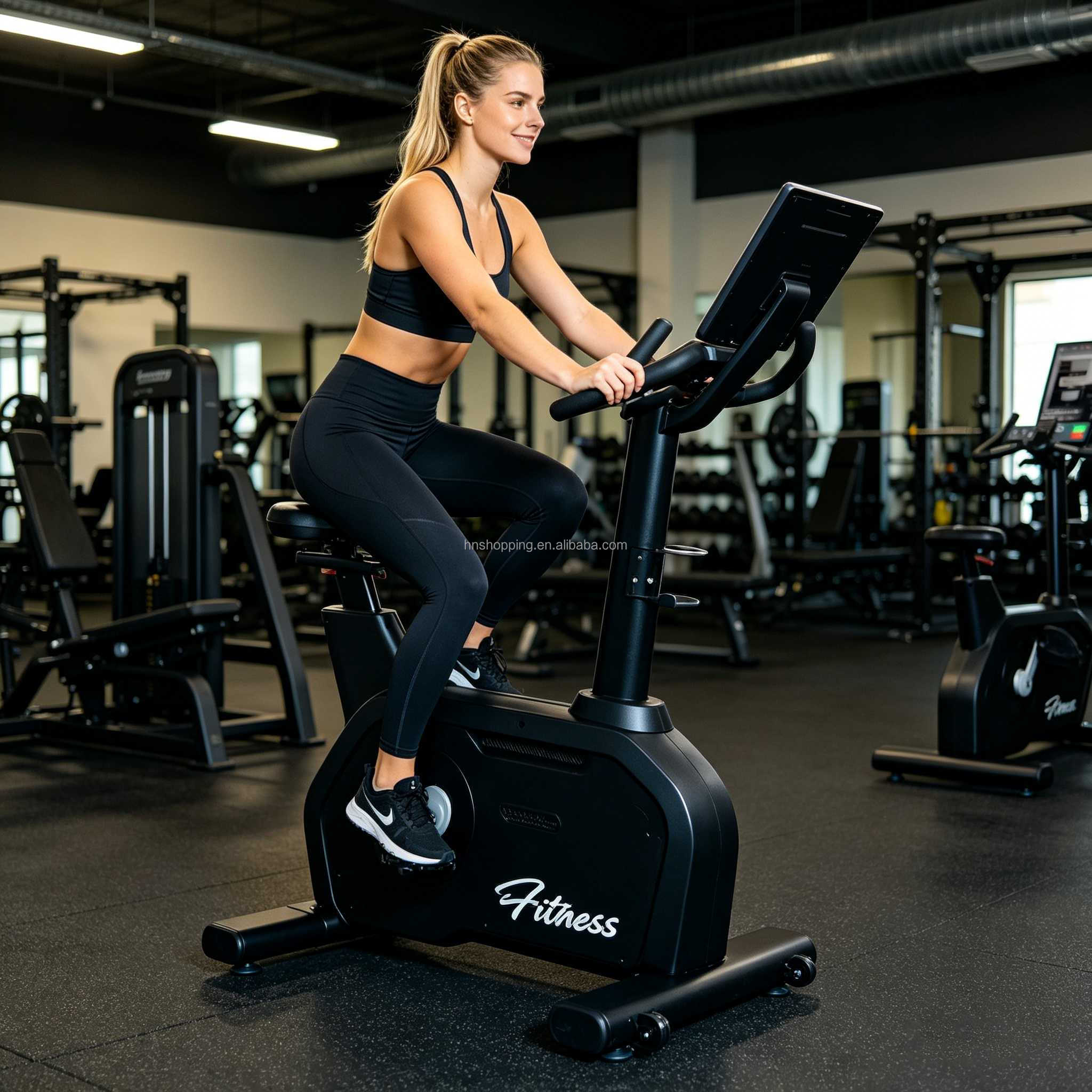 Sepeda statis dengan layar pro - Home Gym Resistance ulasan dan harga