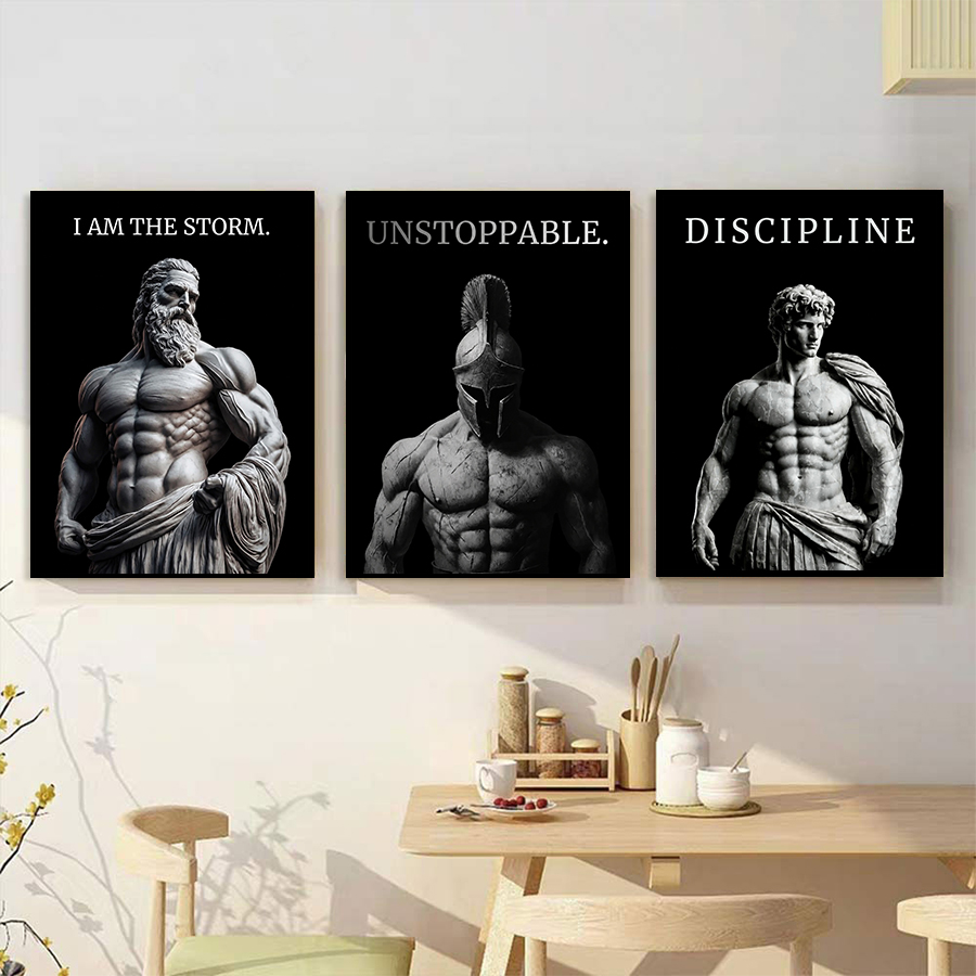 Poster Seni Dinding Kutipan Mo - Home Gym Quotes ulasan dan harga