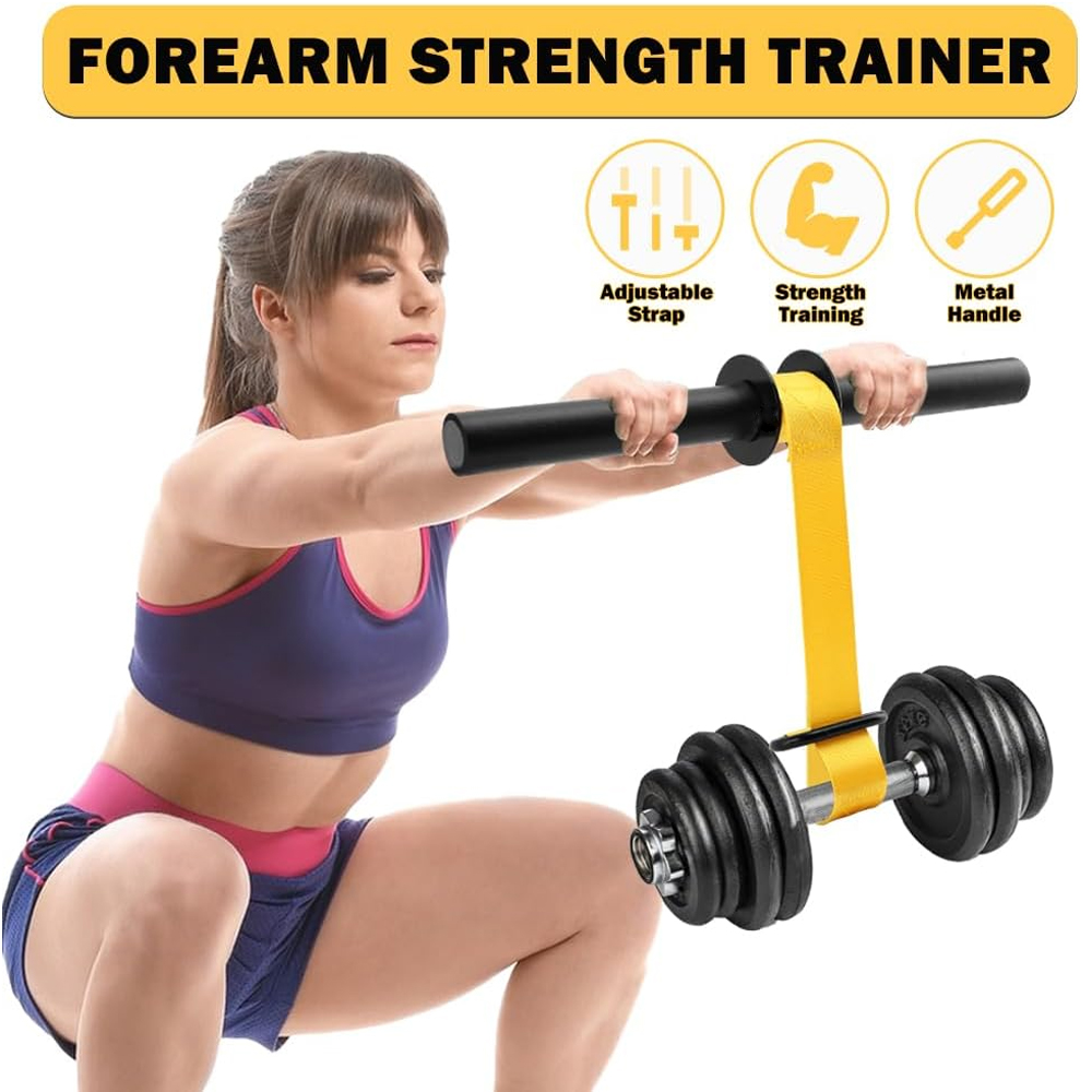 Pelatih Kekuatan Lengan Bawah  - Wrist Roller Forearm ulasan dan harga
