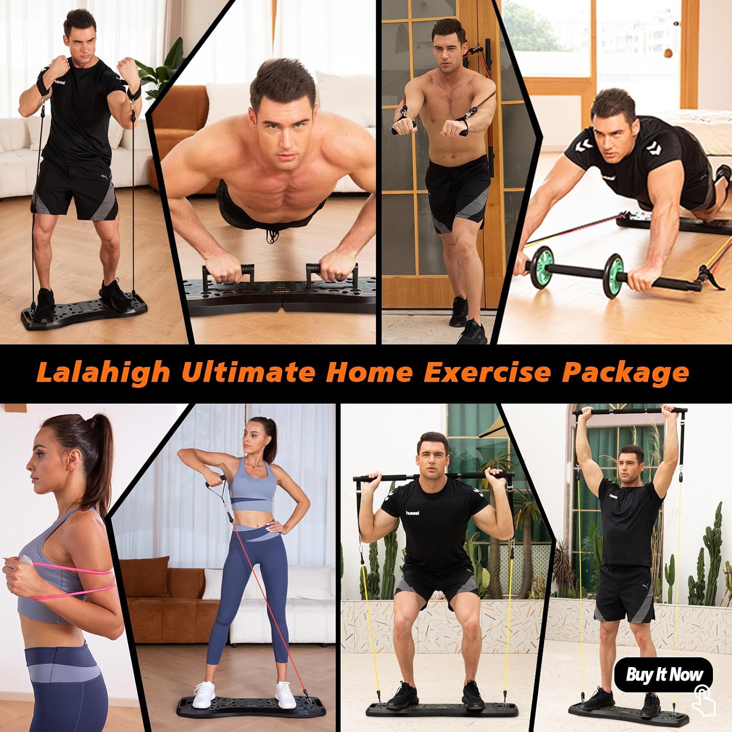 LALAHIGH Push Up Board, 36 in  - Ab Roller Wheel ulasan dan harga