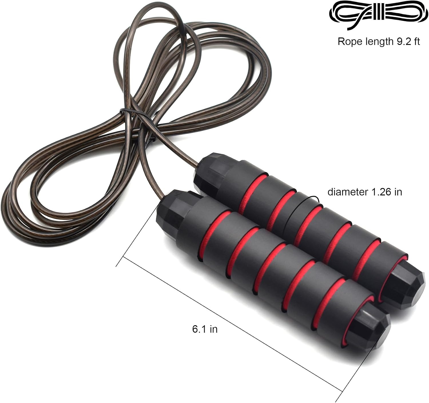 Tali Lompat Kawat Baja yang Da - Jump Rope Bearing ulasan dan harga