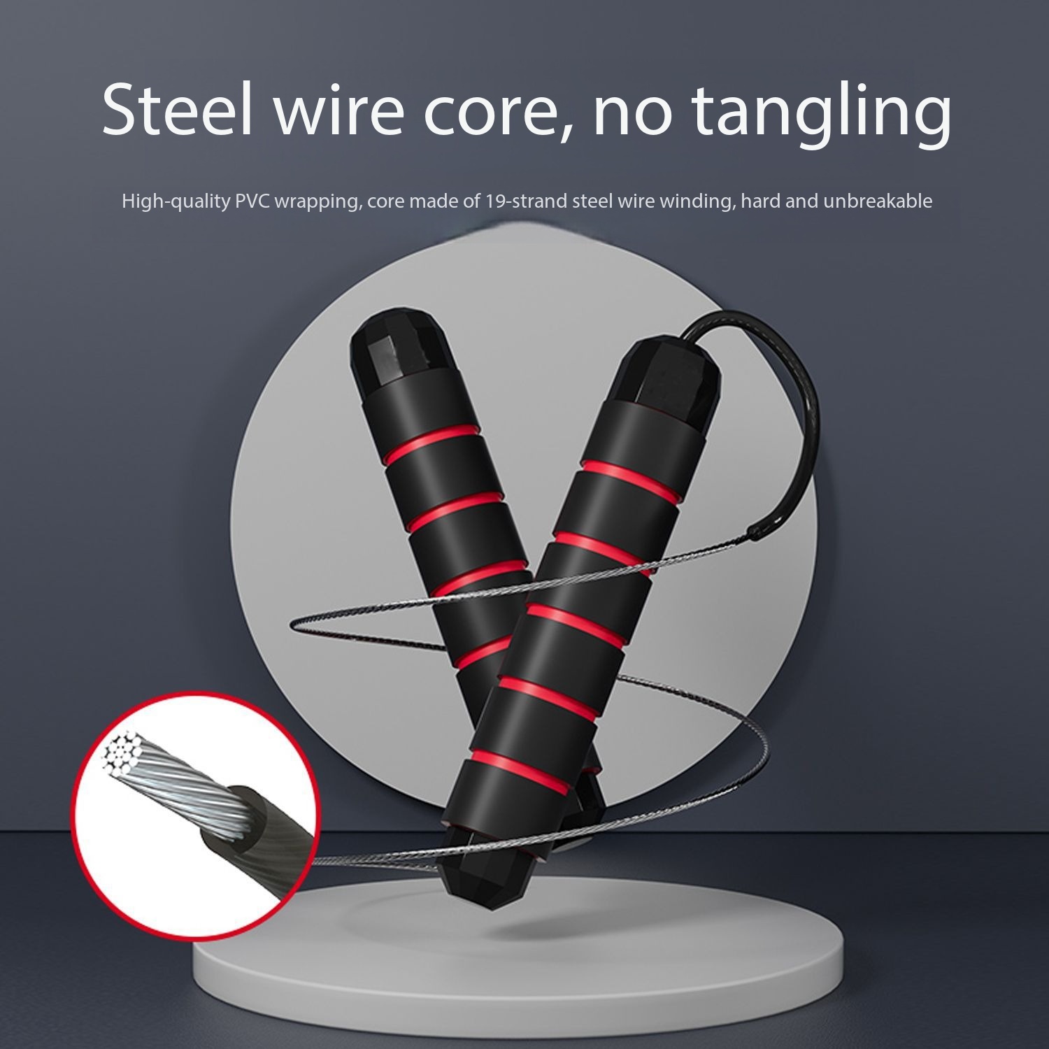Tali Lompat Kawat Baja yang Da - Jump Rope Bearing ulasan dan harga