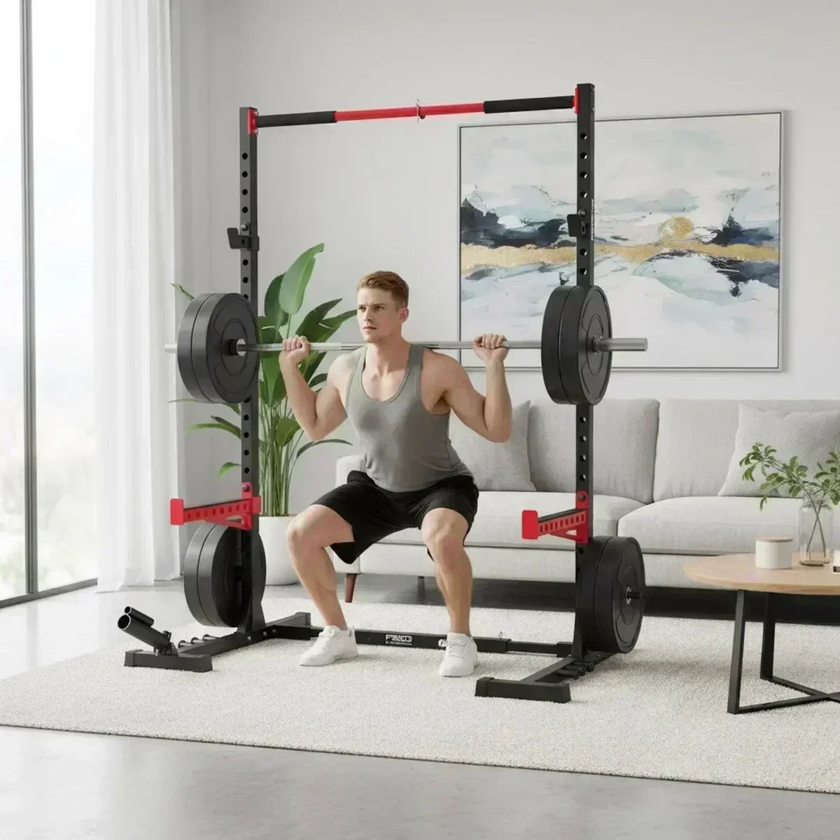 Rak Squat Home Gym yang Dapat  - Home Gym Pull Up Bar ulasan dan harga