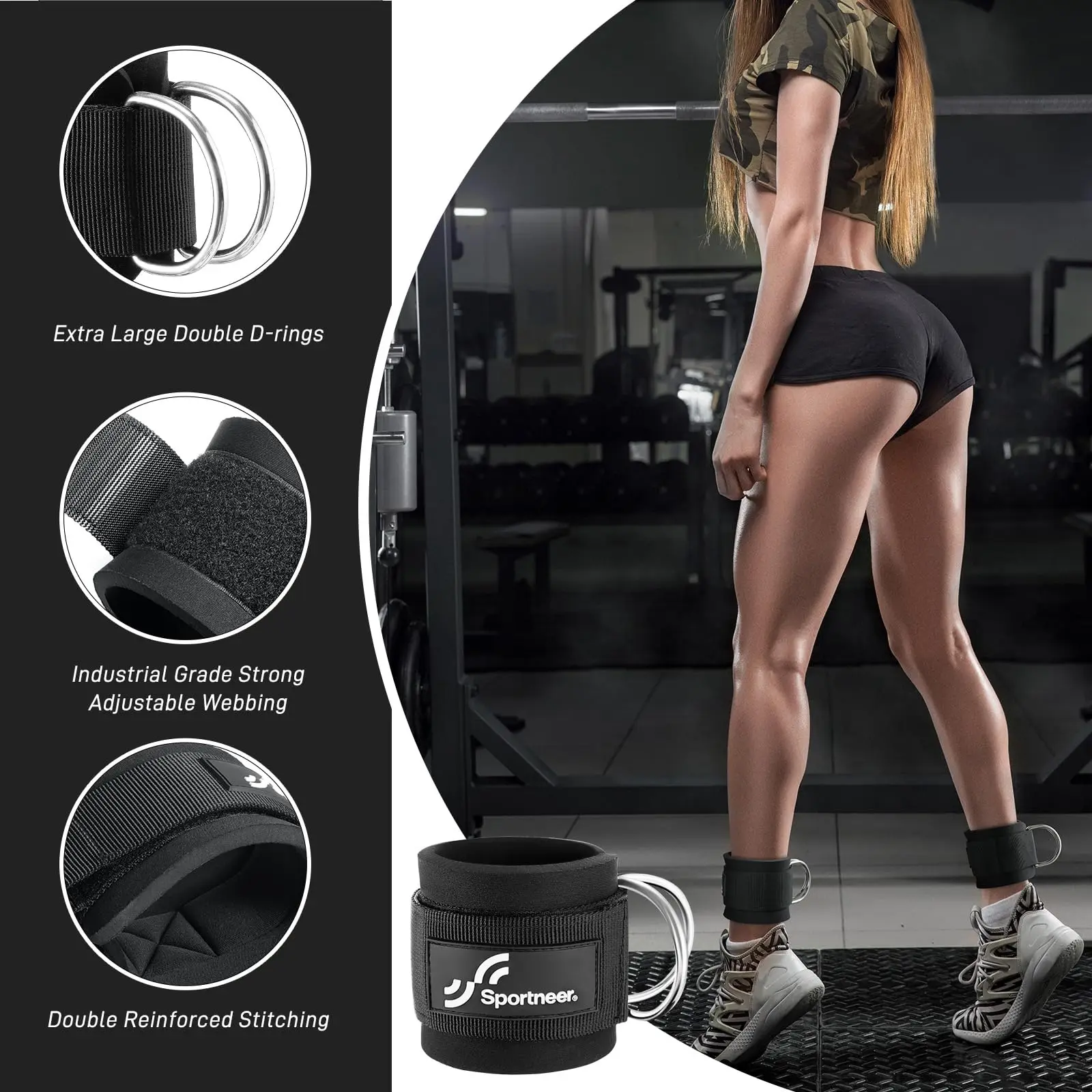 Sportneer, Tali Pengikat Perge - Home Gym Leg Extension Machine ulasan dan harga