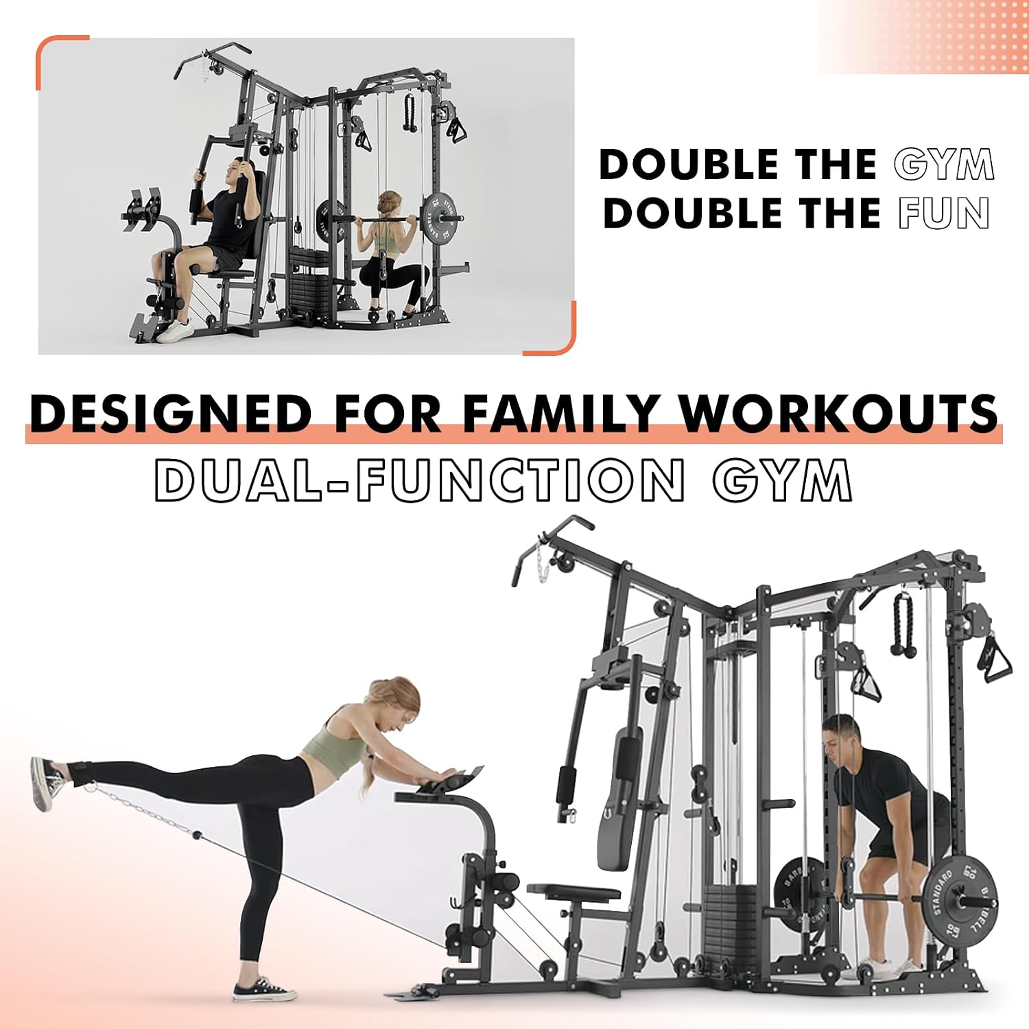 Mesin SmithΔ Dual-Station, Sta - Home Gym Custom ulasan dan harga