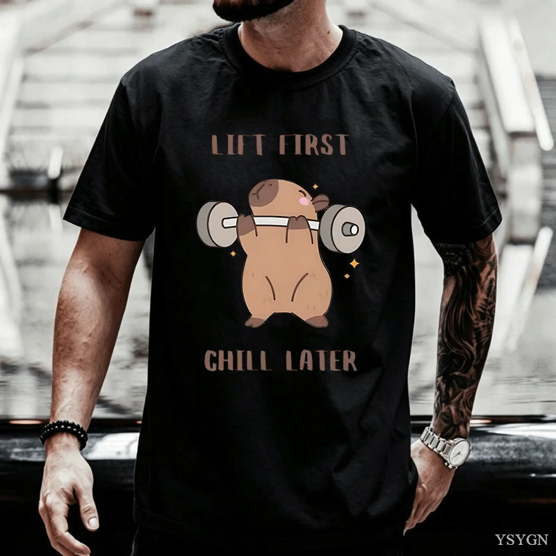 Kaos Grafis Angkat Beban Capyb - Home Gym Quotes ulasan dan harga