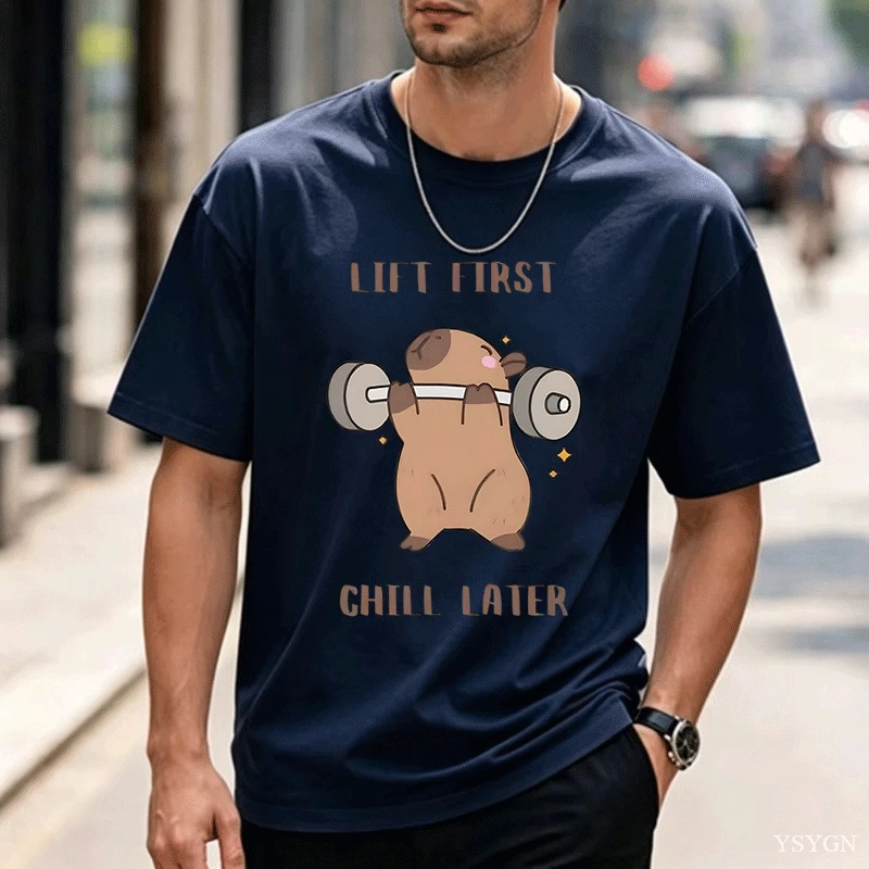 Kaos Grafis Angkat Beban Capyb - Home Gym Quotes ulasan dan harga