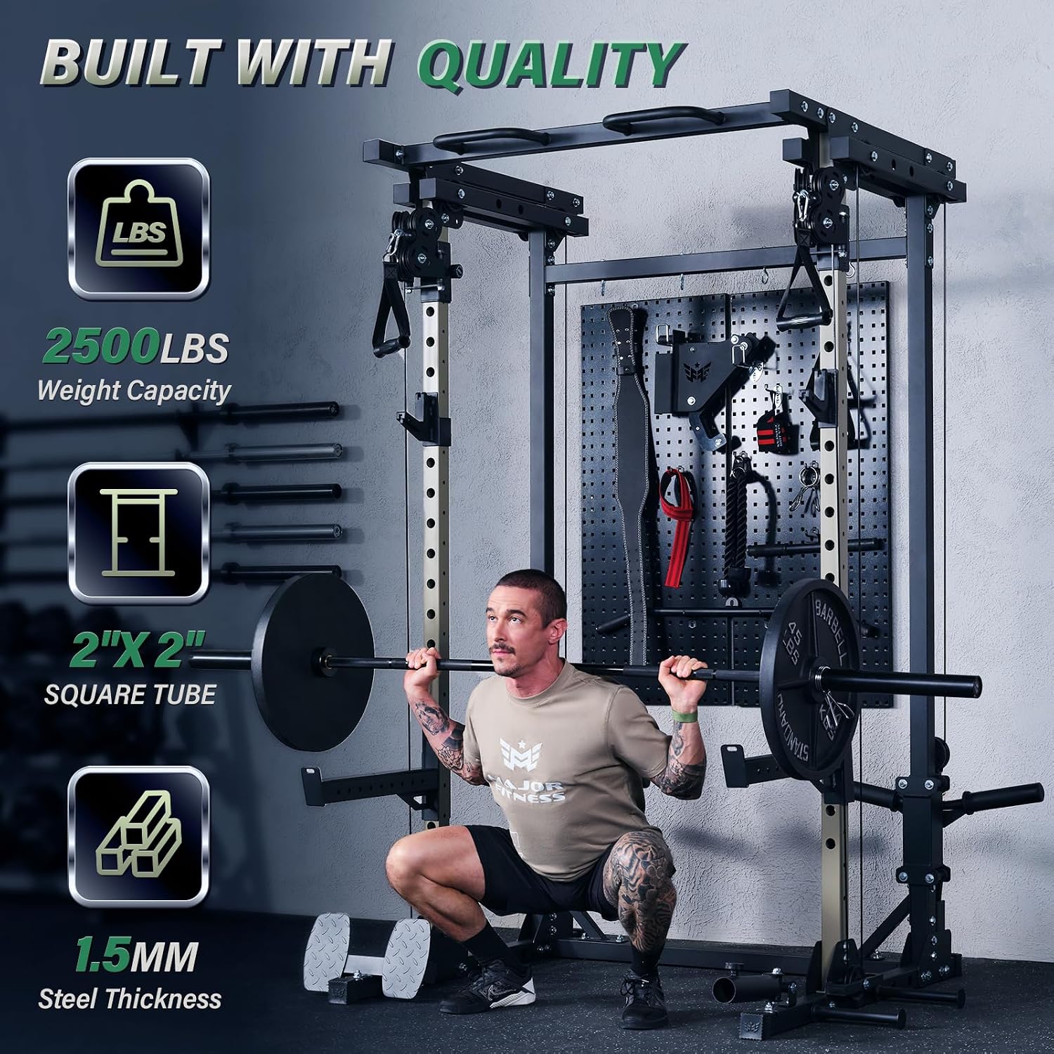 Rak Kekuatan Drone3, Rak Squat - Home Gym Custom ulasan dan harga