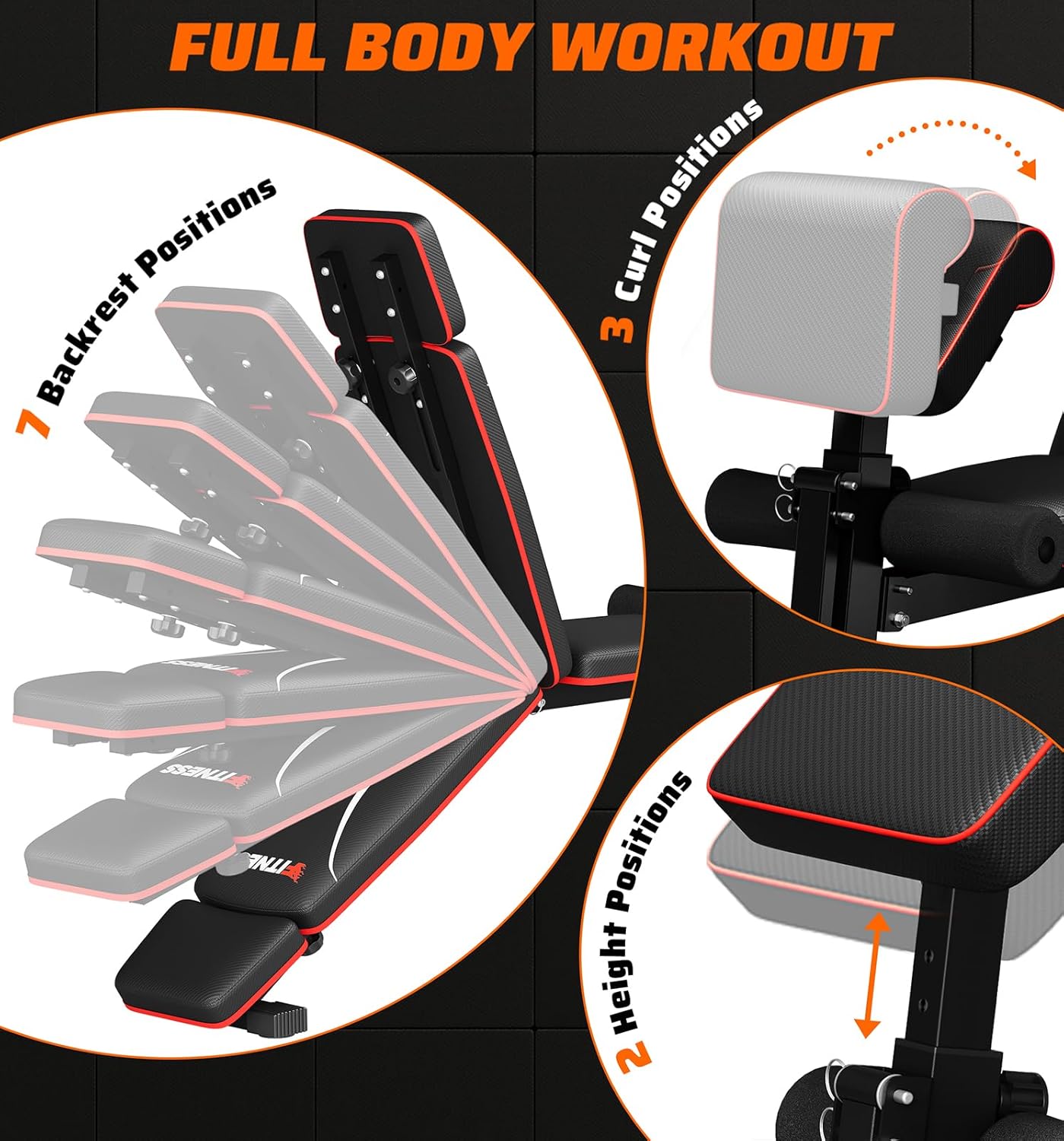 Bangku Angkat Beban Lipat untu - Home Gym Weight ulasan dan harga