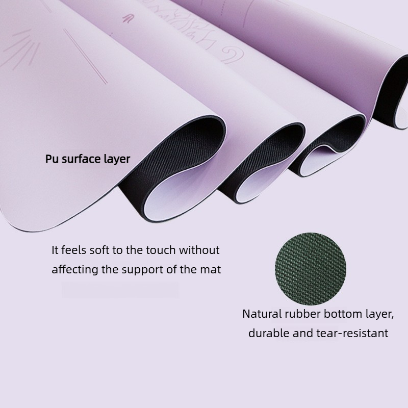Lezyan PU Tikar Yoga Karet Ala - Home Gym Yoga Mat ulasan dan harga