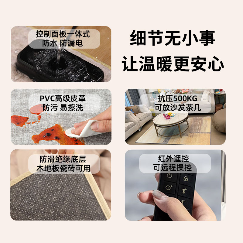 Tikar pemanas lantai Graphene, - Home Gym Yoga Mat ulasan dan harga